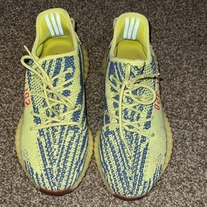 Semi Frozen Yellow Yeezy Boost - Size 8